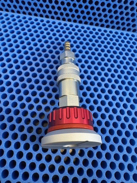 Vakuum Anschluss (mit Lufthebel oder Quick Disconnect)