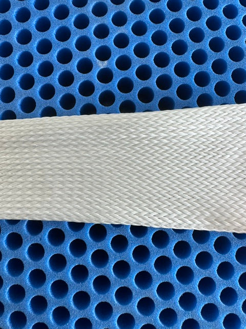 10m Glas Flechtschlauch – Glasfasergeflechtschlauch, 40g/m, D=16-70mm